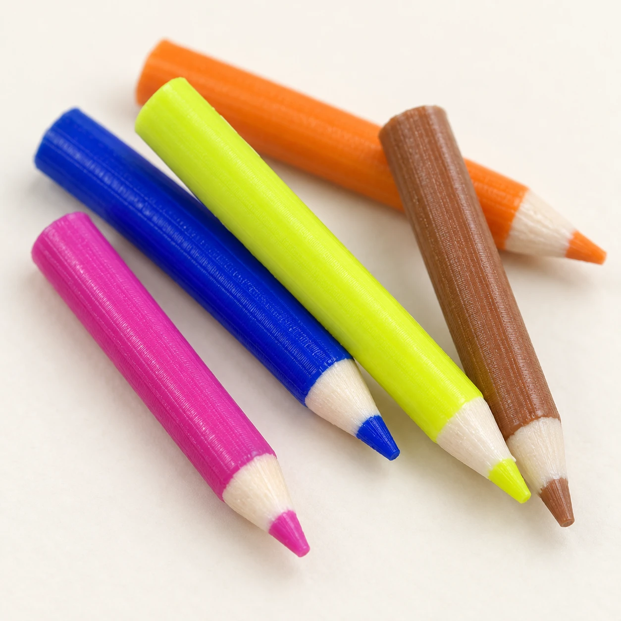 Colored Pencil Resin Miniatures RW001952 close-up showing the decorative shape and finish