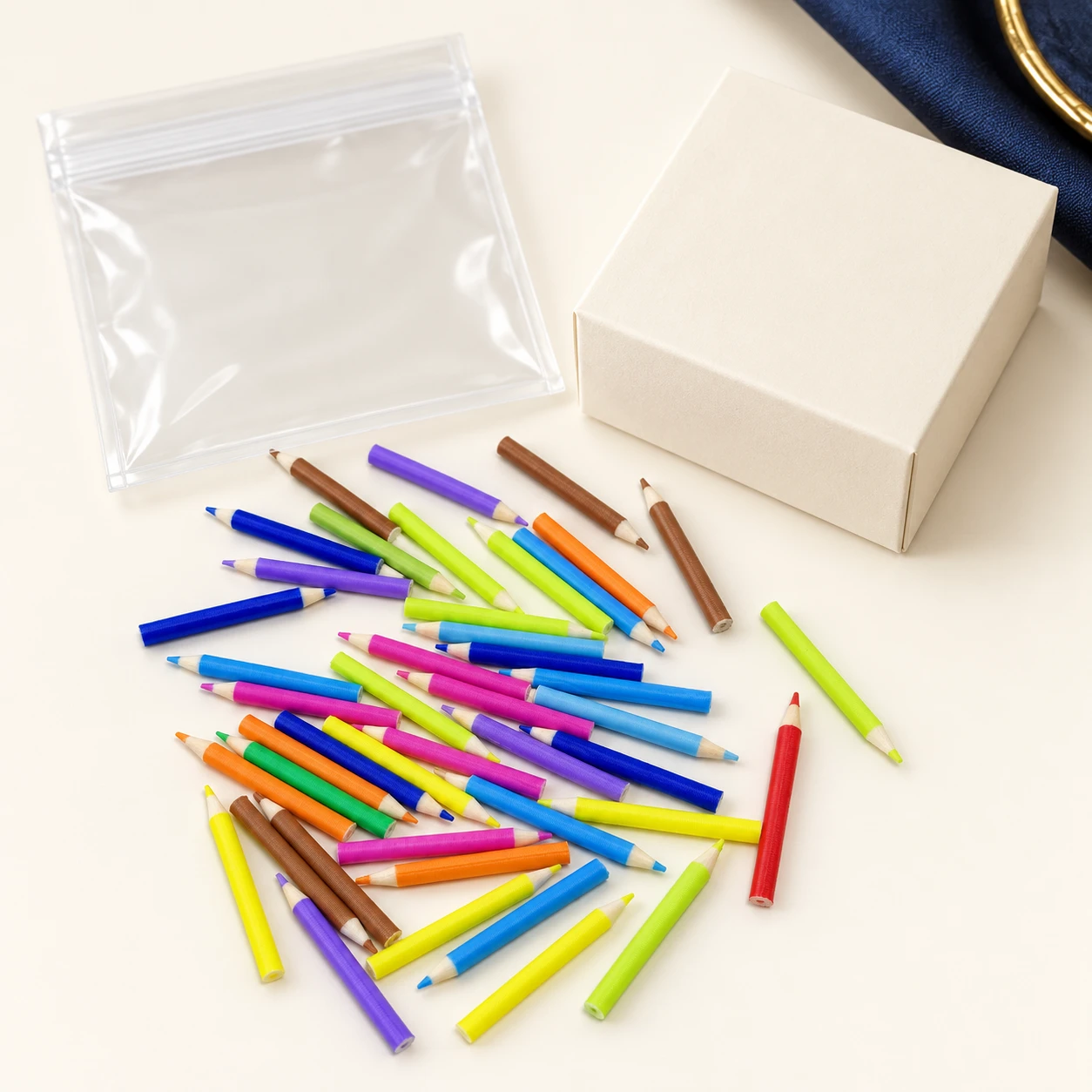 Colored Pencil Resin Miniatures RW001952 with illustrative private-label packaging