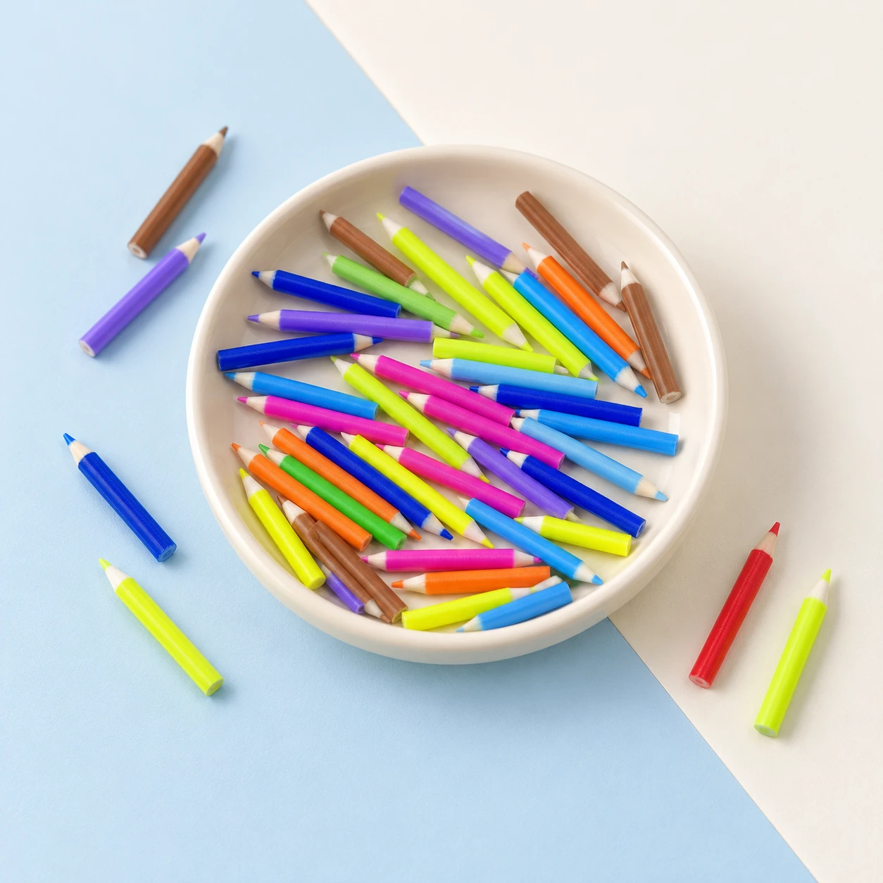 Colored Pencil Resin Miniatures RW001952 displayed for assortment selection