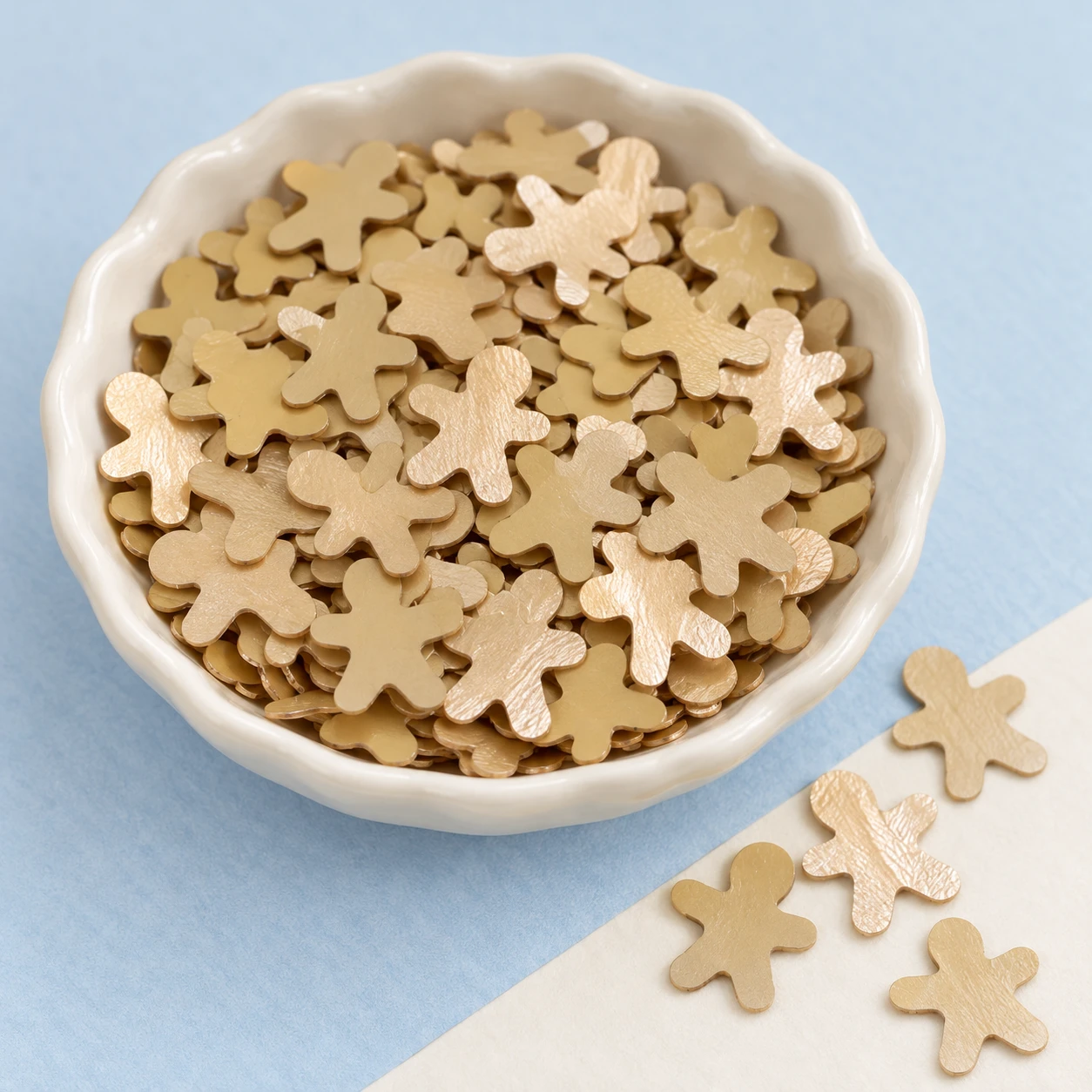 Gingerbread Figure Sequins MA054 displayed for assortment selection