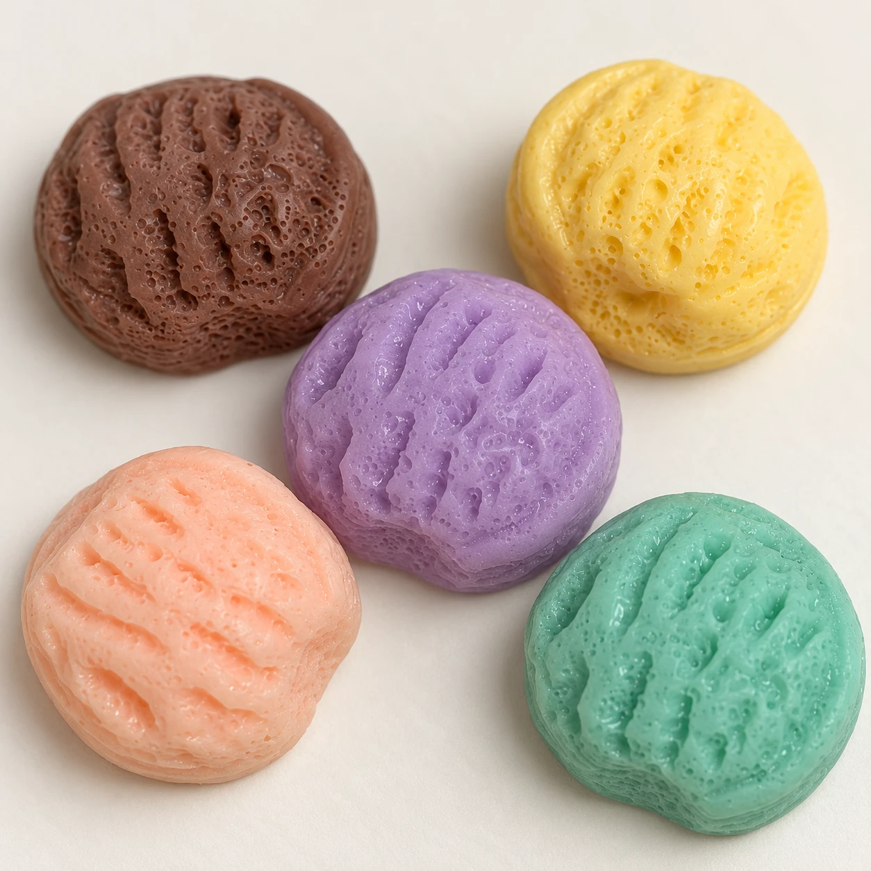 Ice Cream Scoop Resin Cabochons RW004078 close-up showing the decorative shape and finish