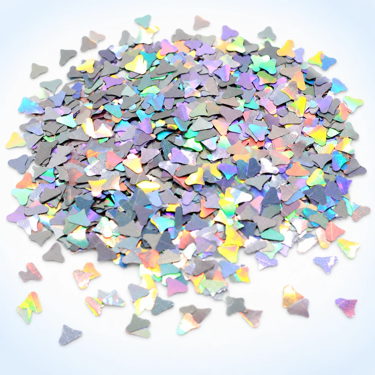 Iridescent Diamond Confetti Sequins MA110 on a clean light studio background