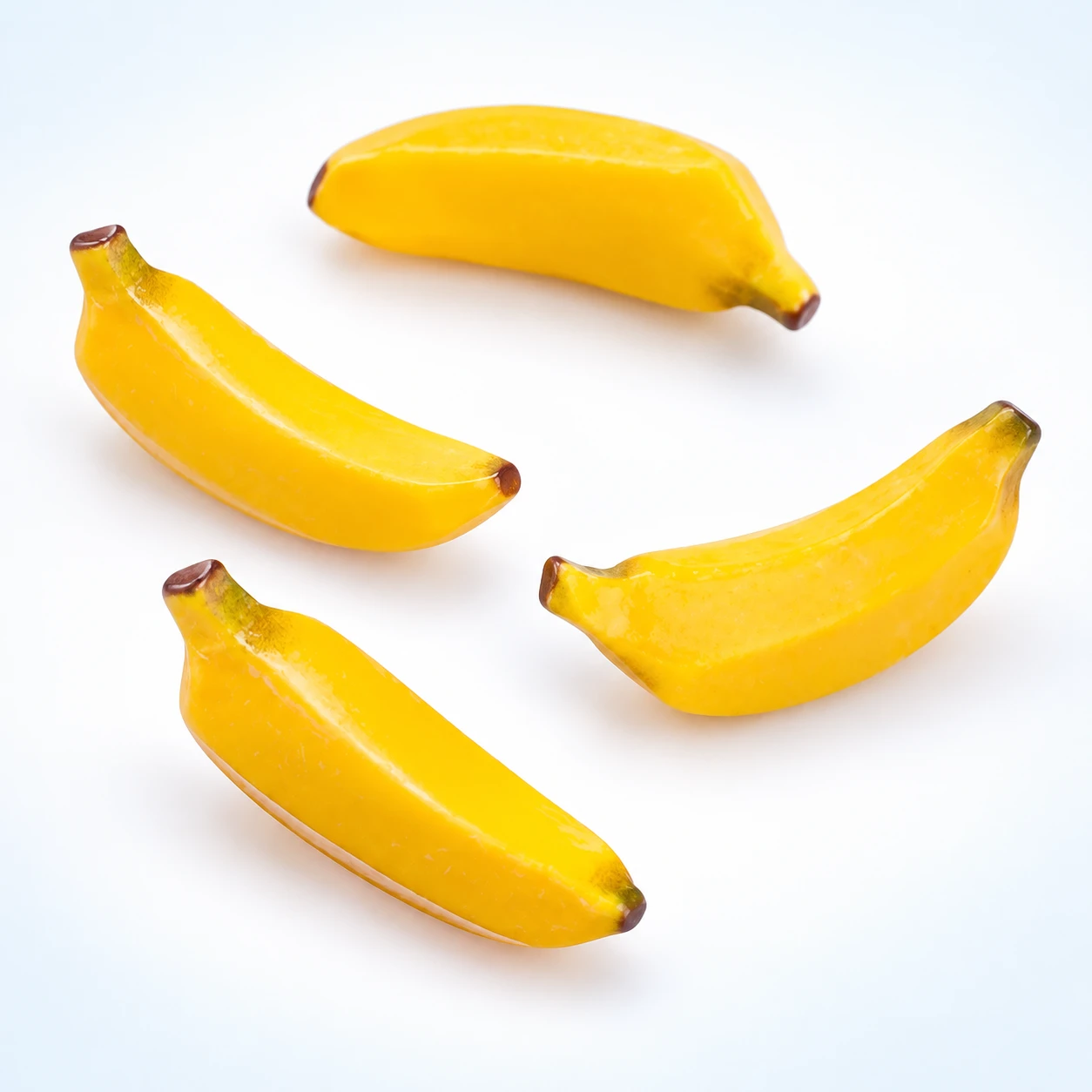 Mini Banana Resin Charms RW003268 on a clean light studio background