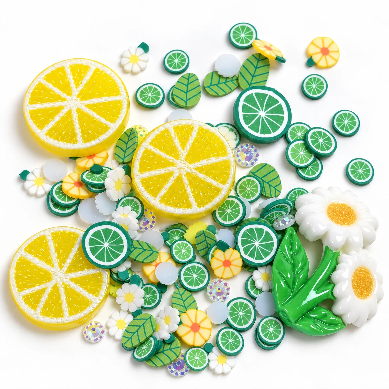 Detail visualization of lemon & daisy filler mix, SLM002337