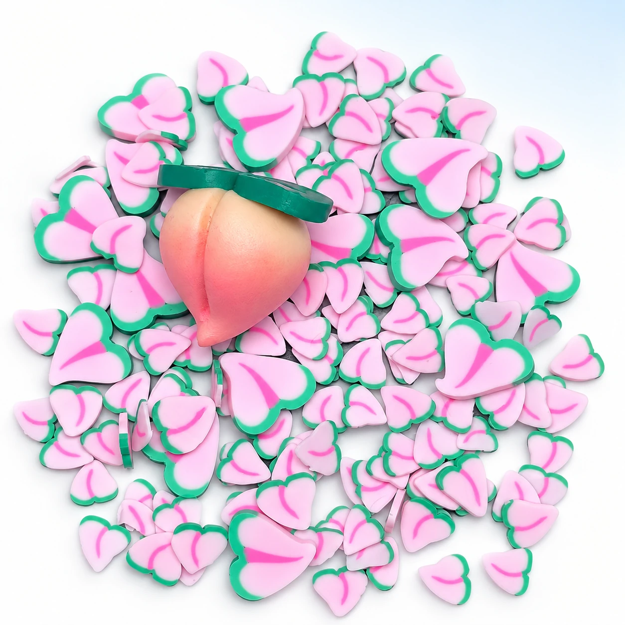Peach Charm & Slice Filler Mix on a bright white studio background, SLM10123