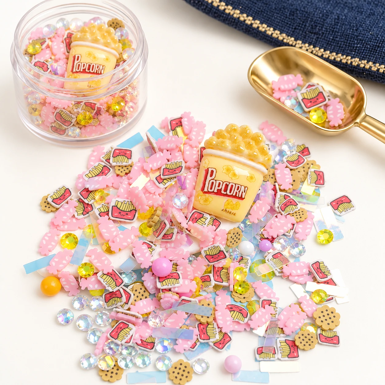 Popcorn & Snack Filler Mix in a slime-workspace concept, SLM713