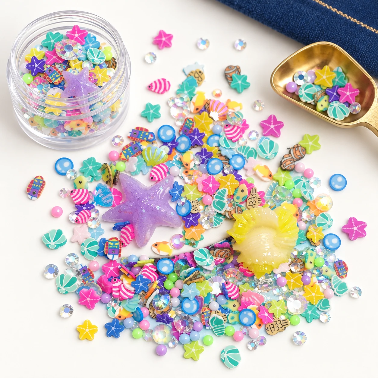 Sea Creature & Star Filler Mix in a slime-workspace concept, SLM715