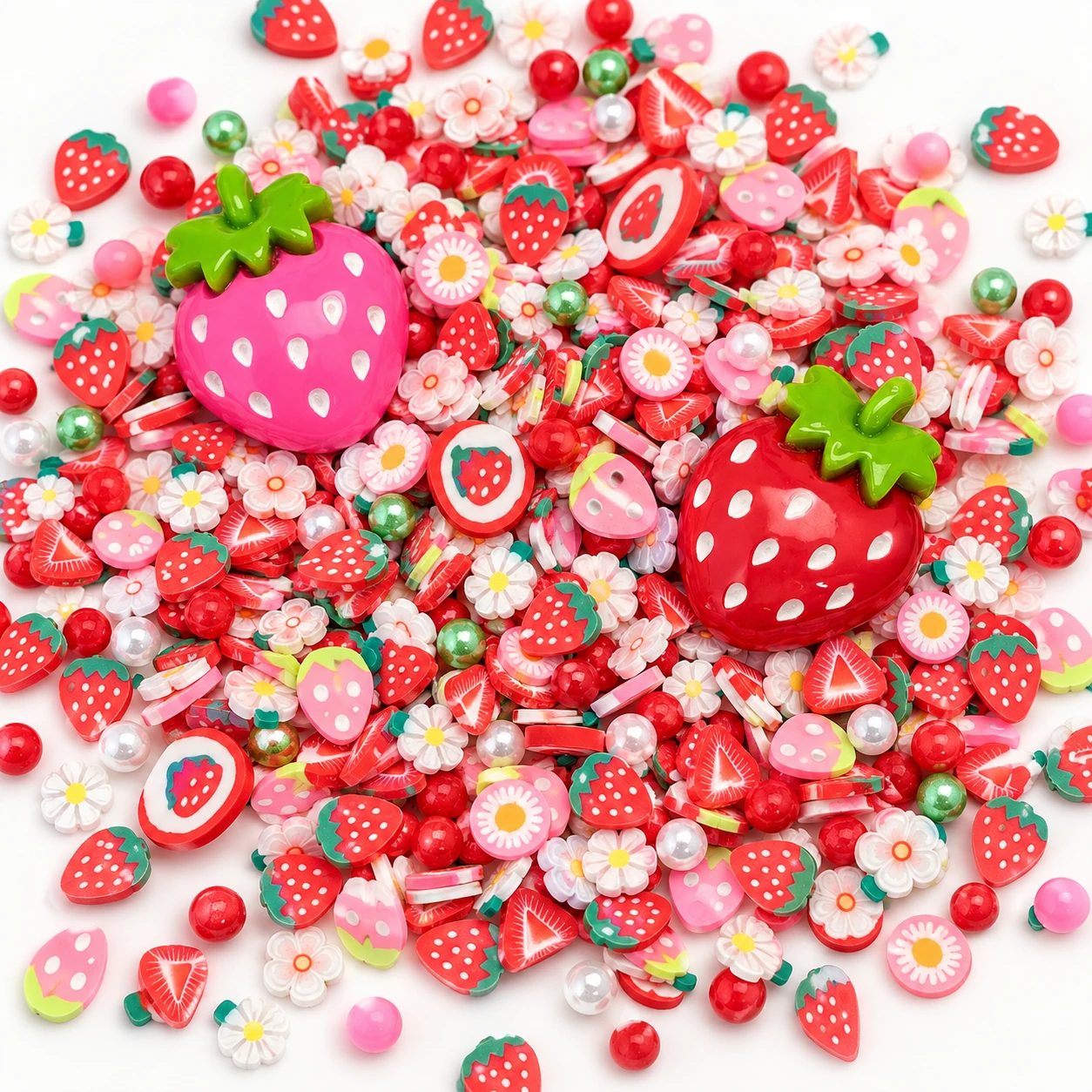 Detail visualization of strawberry & floral confetti filler mix, SLM10012